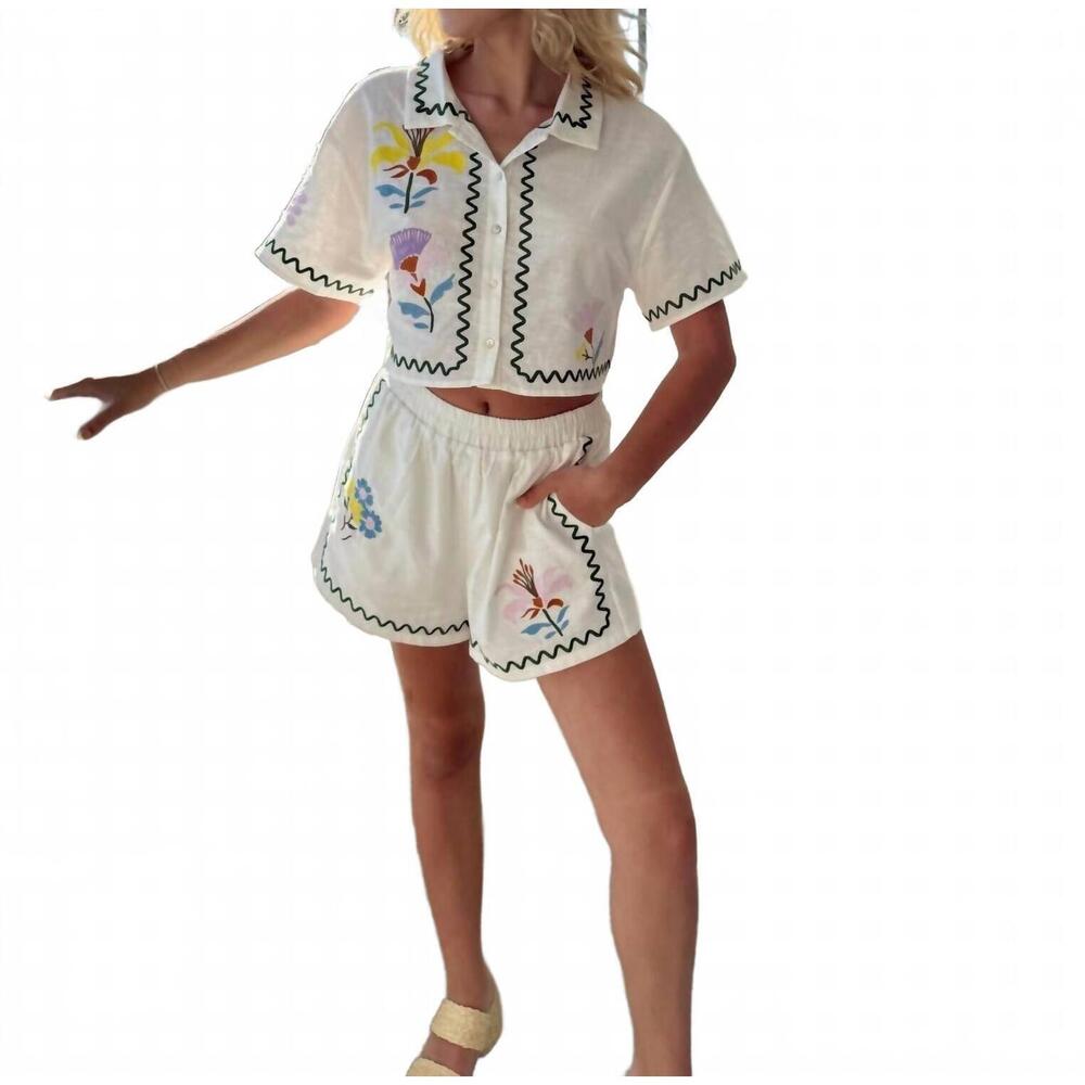 NEW MABLE st augustine set in white multi